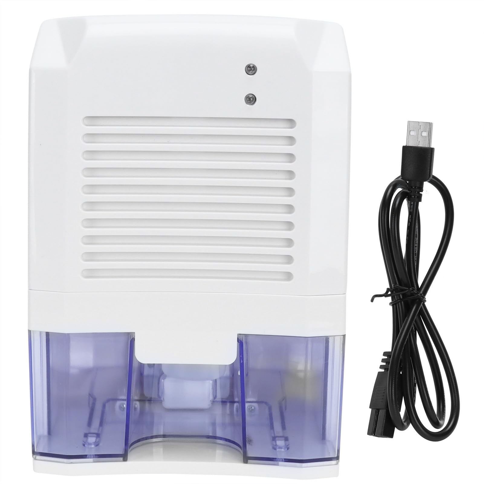 Acouto Deumidificatore Portatile Piccolo per Casa, Asciugatore USB per | Funzionamento Ultra-silenzioso da 10W, Serbatoio Rimovibile da 800ml con Spegnimento Automatico, Materiale ABS per Mobile