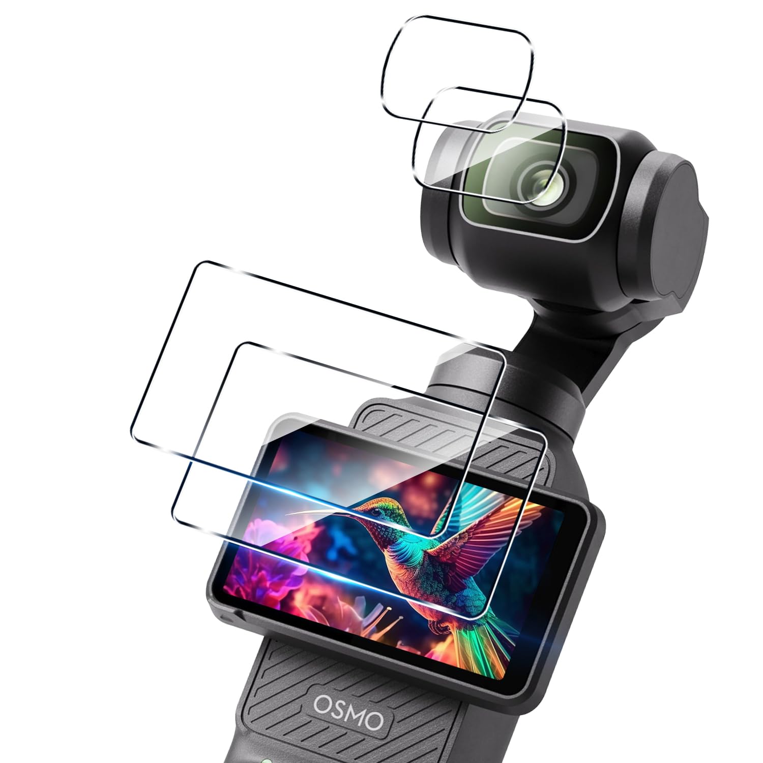 【2+2枚セット】 用 DJI OSMO Pocket 3 ガラスフィルム 2枚 DJI OSMO Pocket 3 フィルム + 2枚 カメラ保護フィルム 【 日本旭硝子素材 9H強度 】 対応 DJI OSMO Pocket 3 保護フィルム 強化ガラス 高透過率 3D Touch対応 飛散防止 高感度 耐衝撃 指紋・汚れ防止 ゼロ気泡 ラウンドエッジ加工 簡単貼り付け