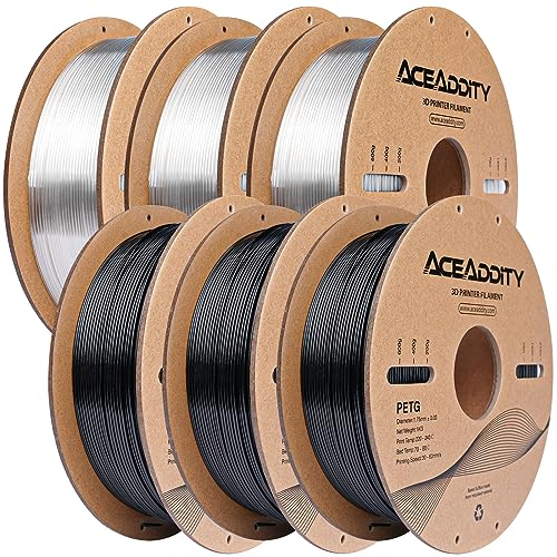 Aceaddity PETG Filament 1.75mm, Strong PETG 3D Printing Filament, Compatible with Most...