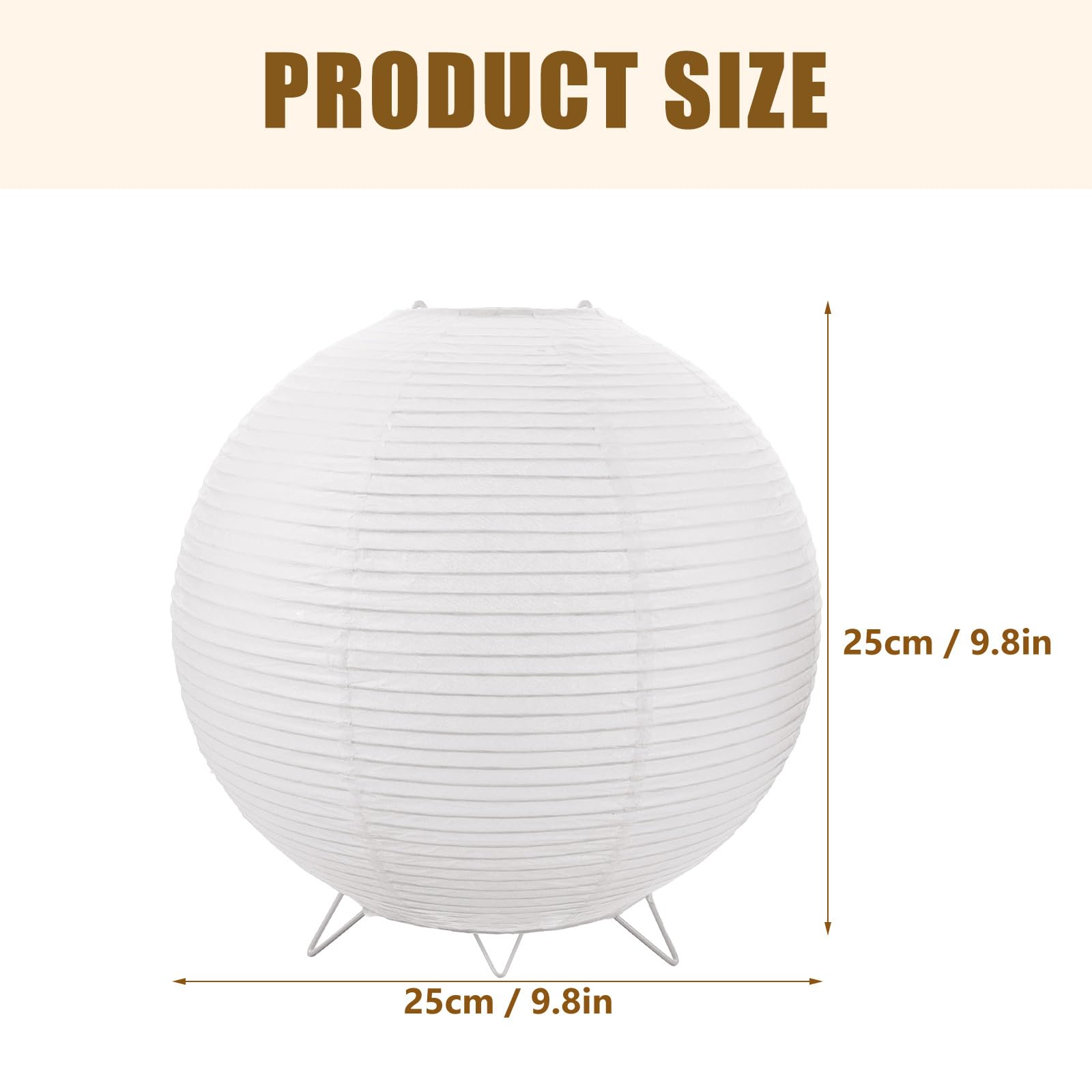 Bedside Table Lamp Desk Lamp Japanese Lantern Paper Lamp Lamps Japanese Lanterns Nordic Rice Paper, Metal Night Light