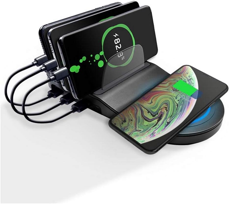 caricabatterie dock per qi abilitato