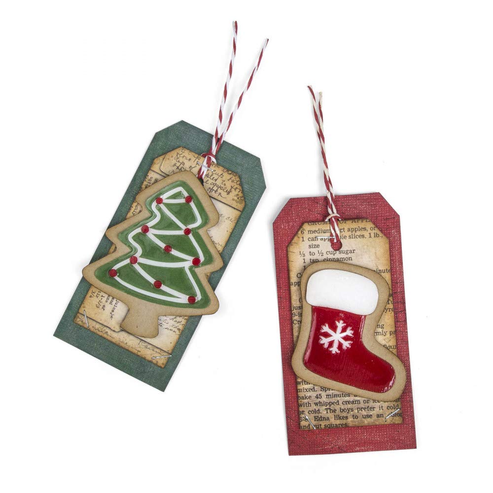アルバム・スクラップ Sizzix Thinlits Die Set Fresh Baked #2 Sizzix Thinlits Dies Fresh Baked #2 by Tim Holtz, 18-Pack
