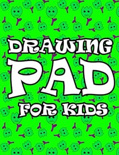 Drawing Pad For Kids: Blank Paper Sketch Book For Drawing Practice 110 Pages, 8.5" x 11" Sketchbook For Kids,Boys,Girls,Teens (flower cover v.2)