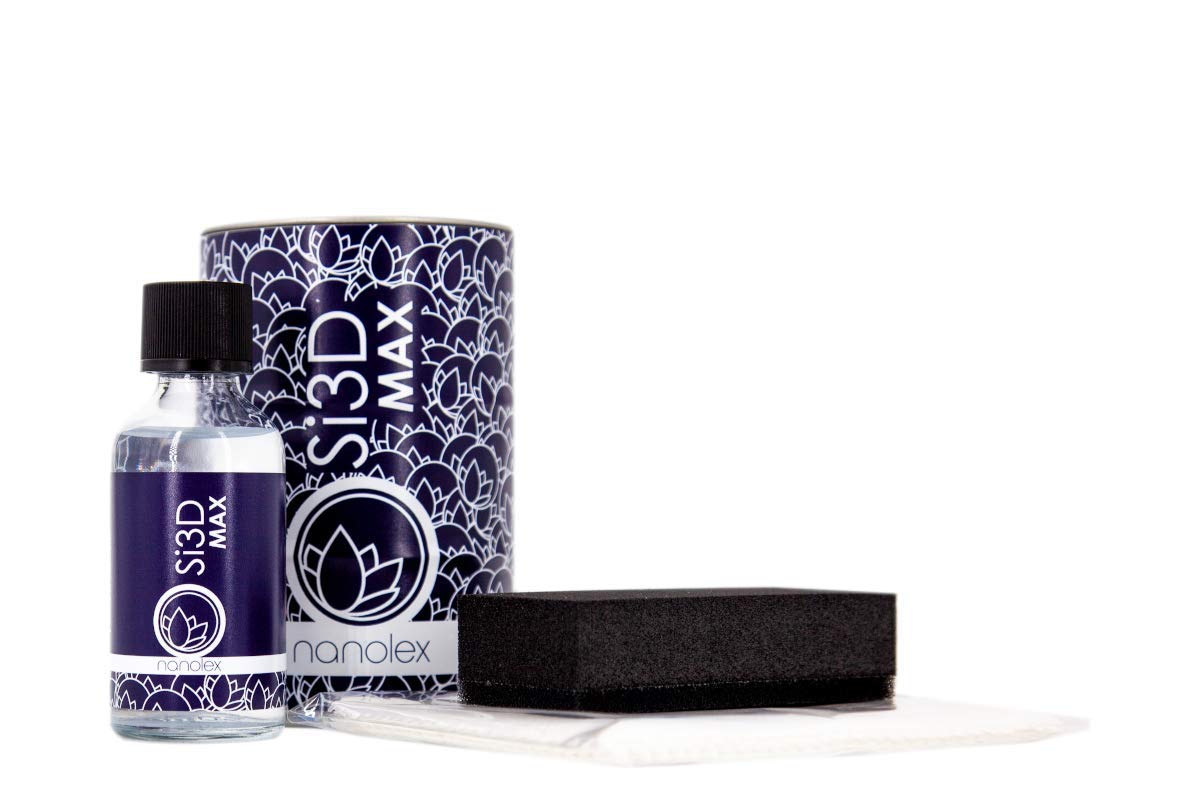 Nanolex Si3D MAX Nanoversiegelung, für erhöhte Lackhärte und Farbvertiefung, Quartz Coating für langanhaltenden Schutz, Lackversiegelung mit Lotuseffekt (50 ml)
