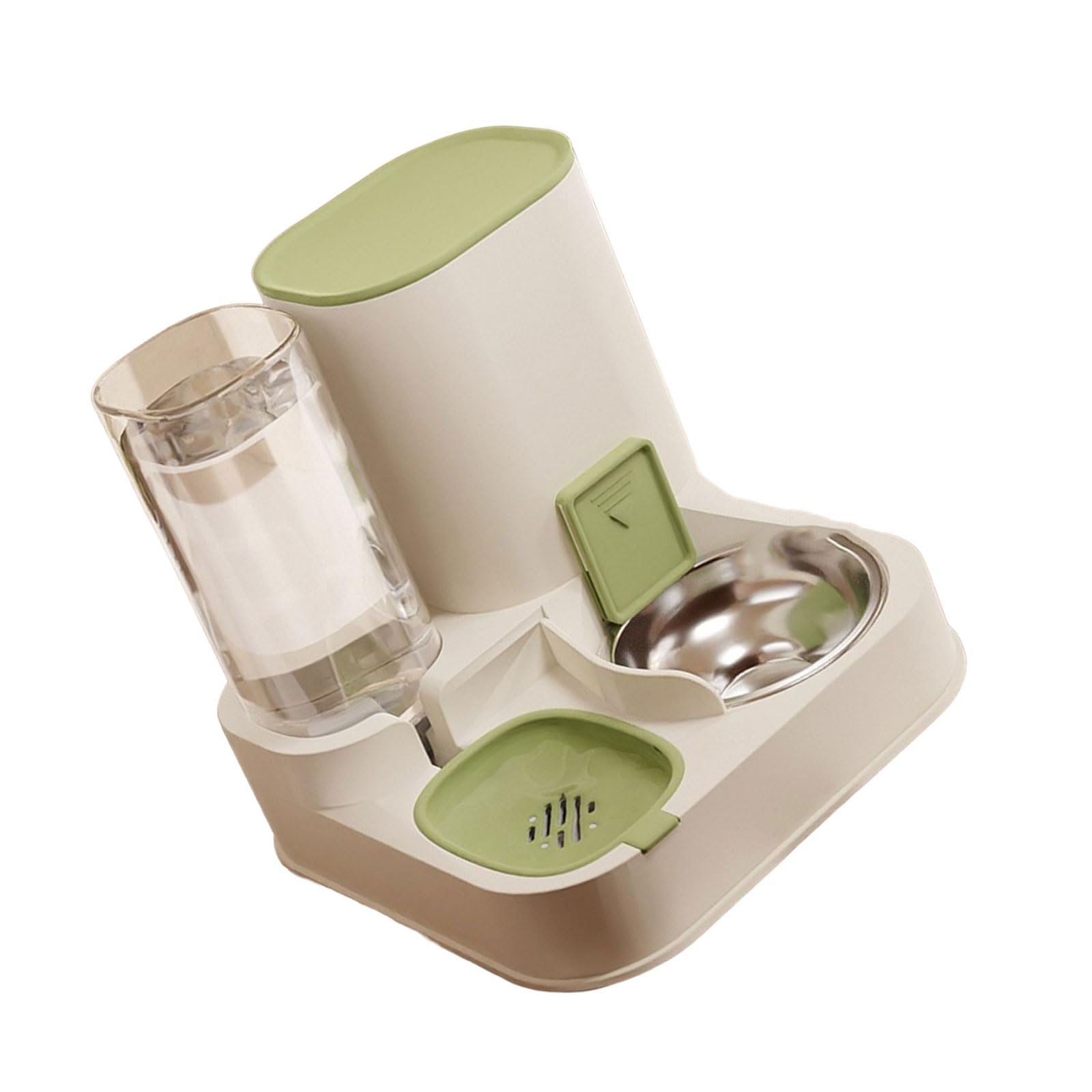 Comederos y dispensador de agua 2 en 1 para perros y gatos, juego de bebederos automáticos de alimentos y bebedero para gatos, suministros para mascotas para cachorros