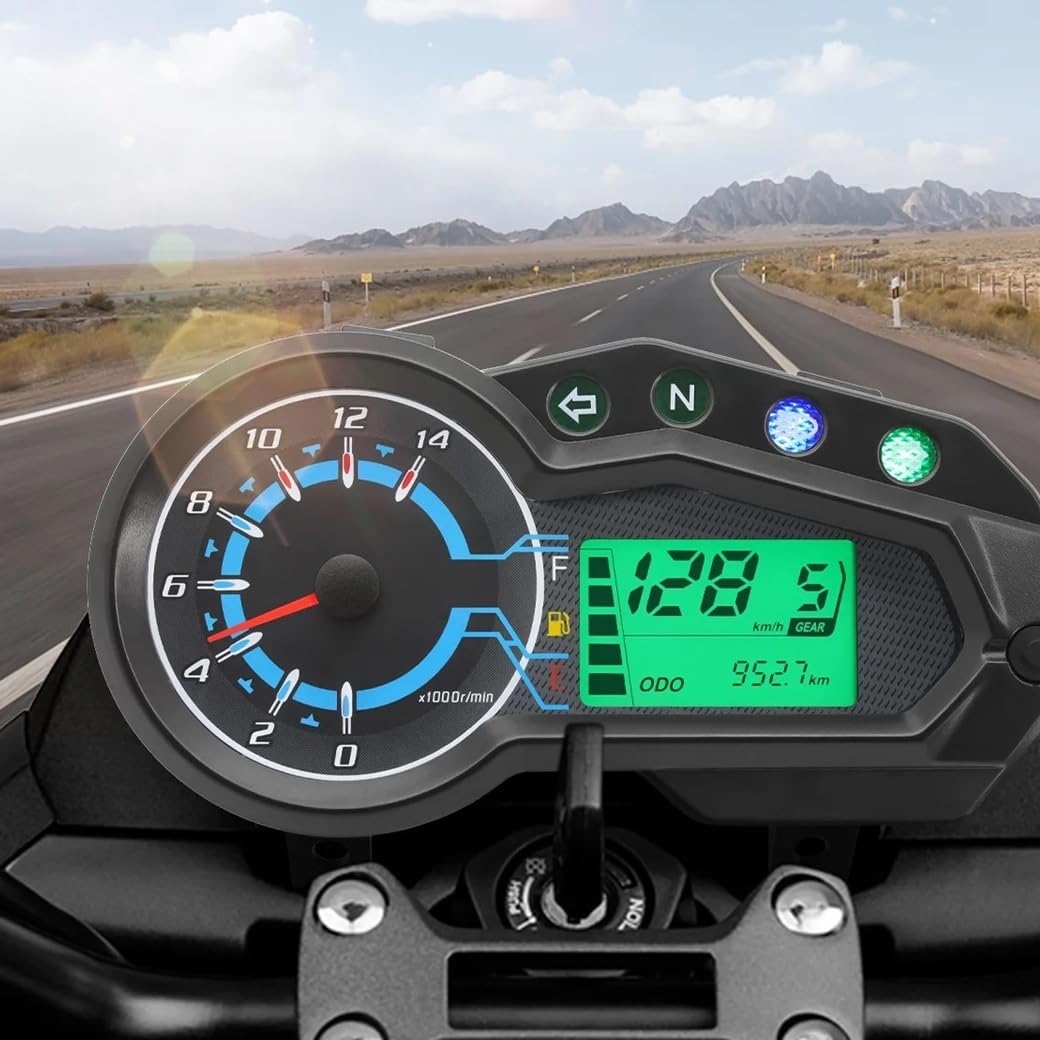 Amazon.co.jp: オドメーターゲージ、オートバイスピードメーターターン