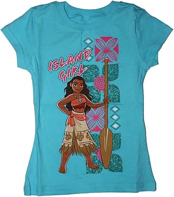 Disney Moana Island Girl Girls Shirt 416 Clothing, Shoes