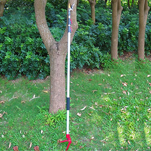 Mesoga 5.6-13 Foot Extendable Tree Pruner, Cut And Hold Pruning Trimmer, Long Reach Pole Saw, Telescoping Fruit Picker, Branches Bypass Lopper #TOP5