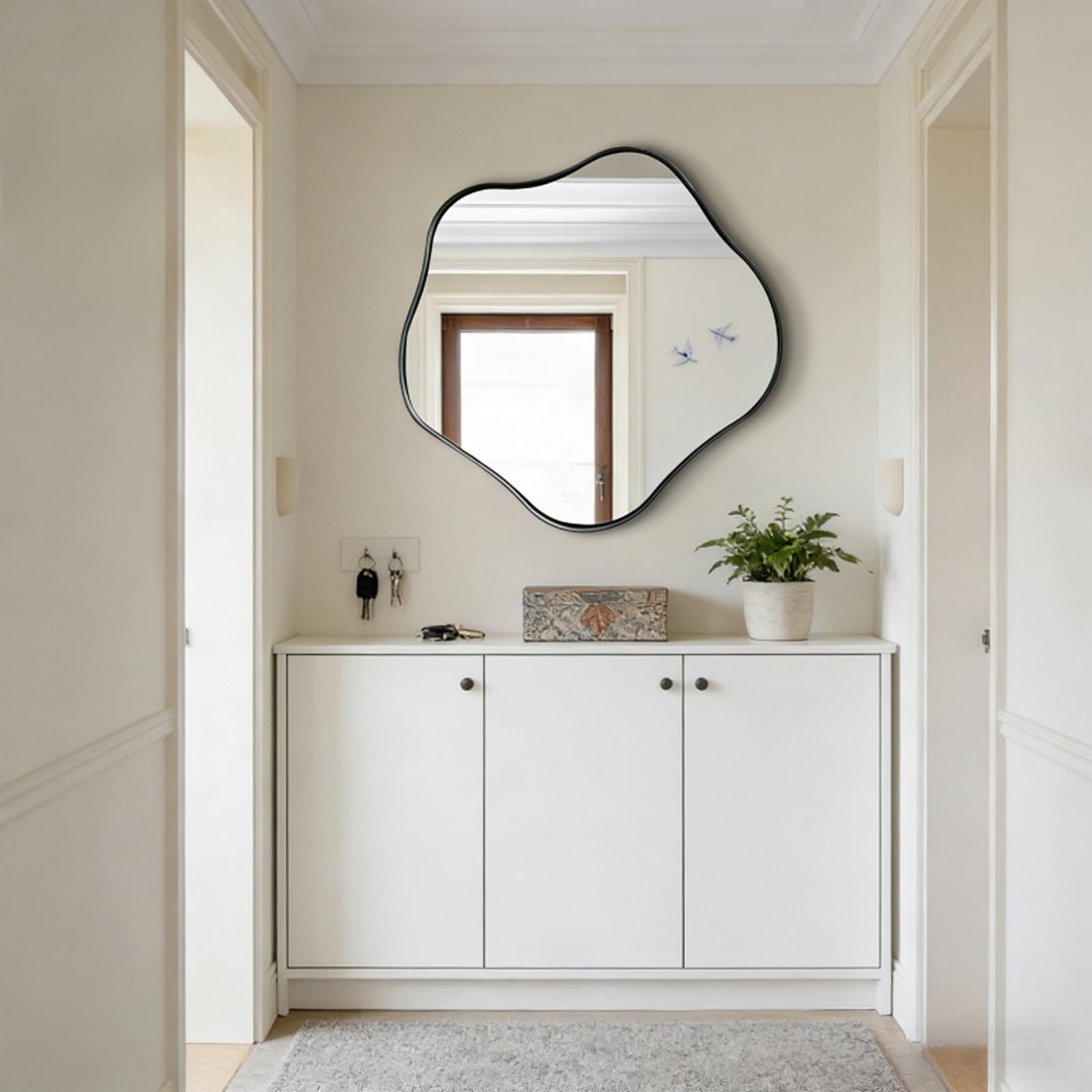 womilous Scalloped Mirror