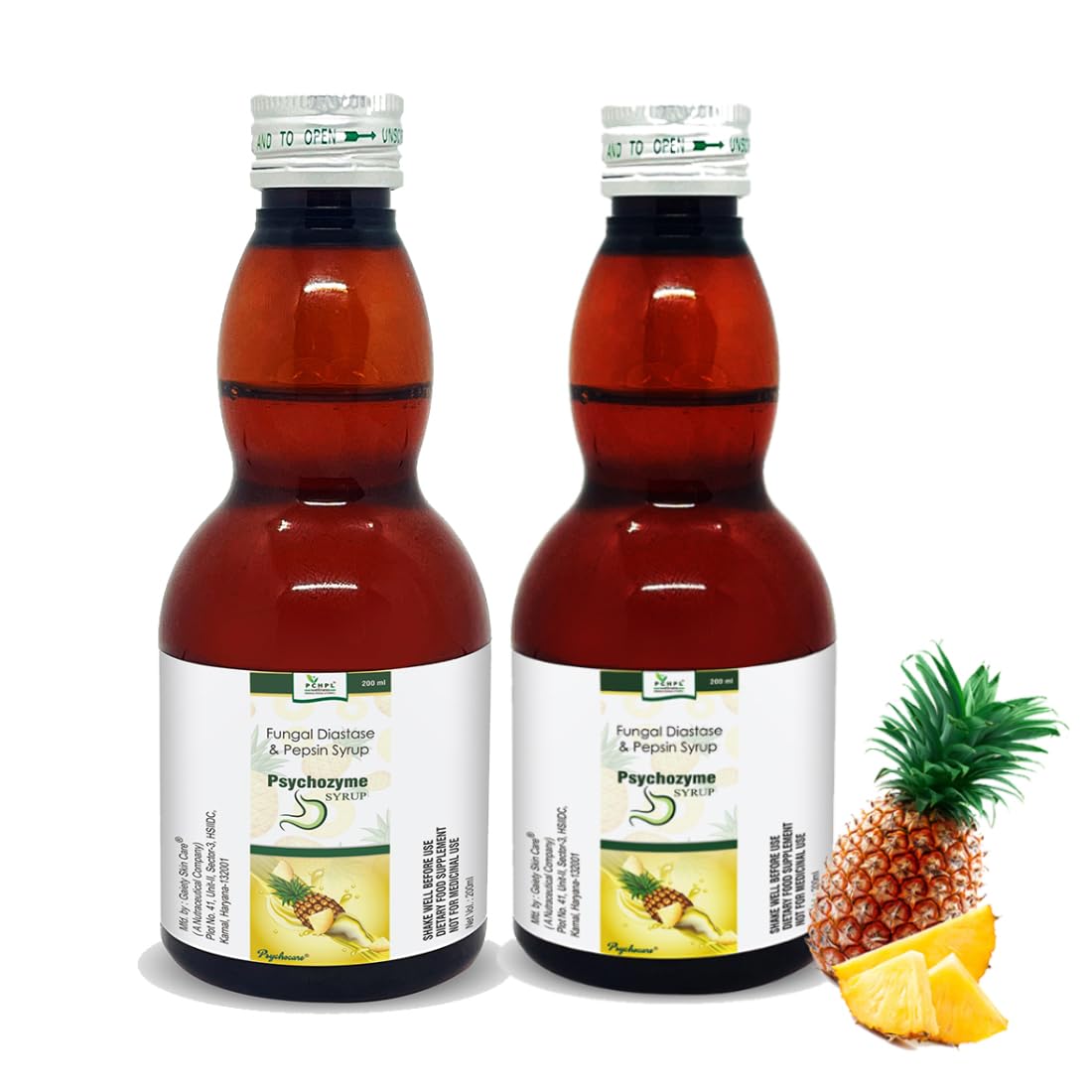 See full amazon price history chart for PCHPL Wellness Psychozyme Digestive Care Syrup 2 X 200ml | Combined Power of Digestive Enzyme Pineapple Flavour | Fungal Diastase & Pepsin Syrup | Appetite Stimulation for Men and Women PCHPL Wellness Psychozyme Digestive Care Syrup 2 X 200ml | Combined Power of Digestive Enzyme Pineapple Flavour | Fungal Diastase & Pepsin Syrup | Appetite Stimulation for Men and Women (B0CGNGQB3S) Amazon Price History, Amazon Price Tracker