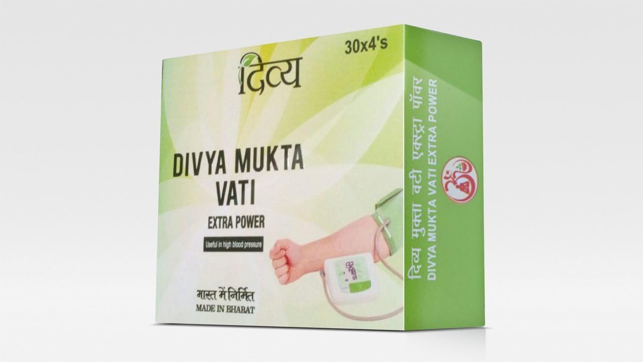 Divya Mukta Vati for High Blood Pressure 120 Tablets
