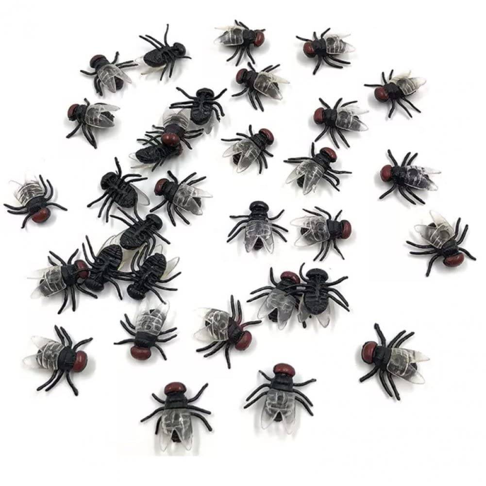 Fituenly 30 Stck Kunststoff-fliegen, Knstliche Fliegen, Knstliche  Insekten, Spielzeug, Realistische Kleine Fliegen Fr Scherz, Aprilscherz,  Halloween, Partyzubehr : Amazon.de: Spielzeug