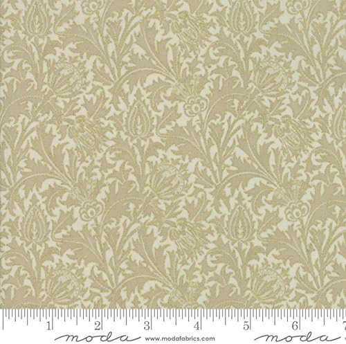 Moda Morris Holiday 1114411M - Colcha de tela de lino de 108 pulgadas de ancho