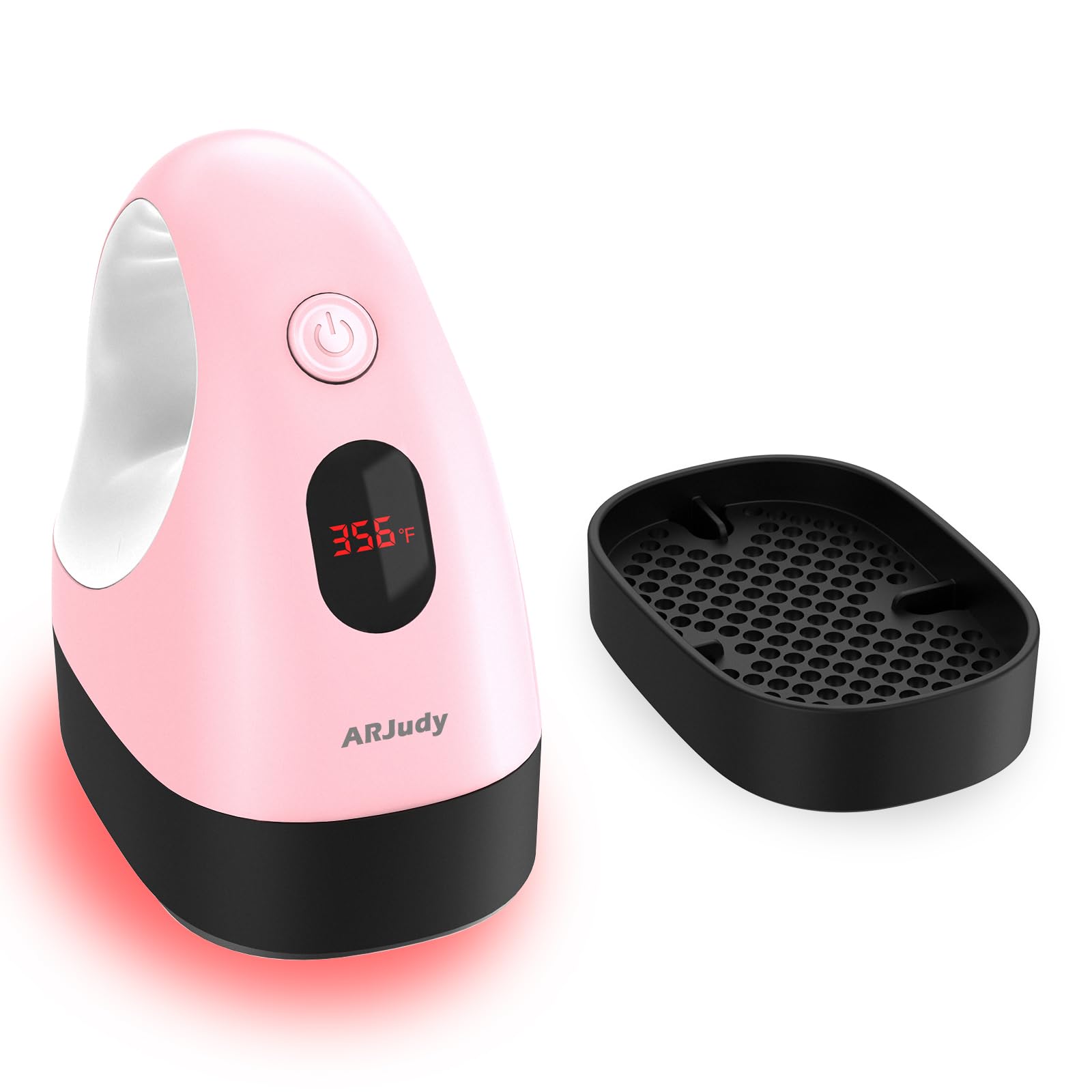 Mini máquina de prensa de calor, mini prensa de hierro de transferencia de calor, 3 ajustes de calor y temperatura visible, prensa de calor portátil fácil para manualidades, camisetas, sombreros