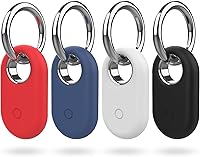 Vista 7 de Smarttag2 Soporte Compatible con Samsung Galaxy SmartTag2, Funda de Silicona Suave Protección Integral Contra Rayones y Caídas, con Llavero Adecuado