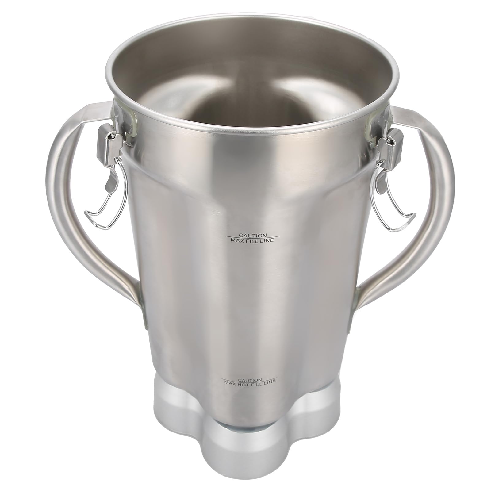 Aoresac Recipiente exprimidor de acero inoxidable de 4 litros con tapa de montaje de cuchilla para licuadora CAC72
