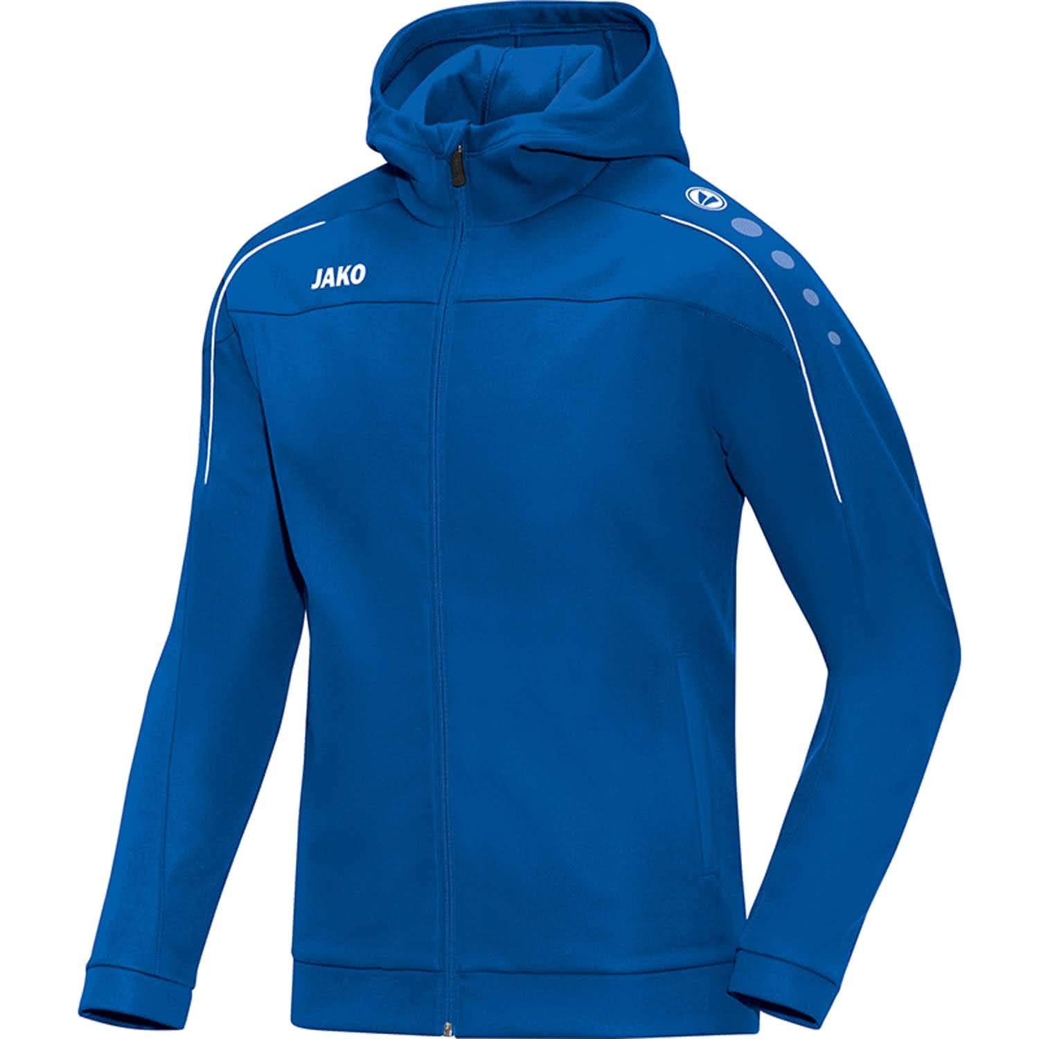 JAKO Women's Classico Hooded Jacket, Royal, 44 (EU)