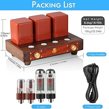 Amazon.co.jp: Nobsound 6SN7+EL34 真空管アンプ HiFi クラスA