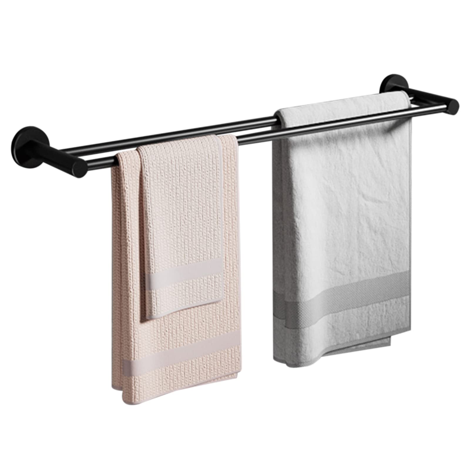 Porte-serviettes sans perçage adhésif pour fixer sur carrelage de salle de bain