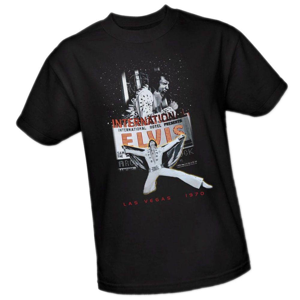 Elvis Presley Las Vegas Adult T-Shirt