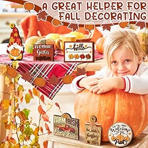 Setof15falltieredtraydecorpumpkinsfarmhousedecorautumnmapleleaftablecenterpiecesthanksgivingharvestwoodblockssignsforhomedecorbrightstyle Urban Country Home Decor Set of 15 fall tiered tray decor pumpkins farmhouse decor autumn maple leaf table centerpieces thanksgiving harvest wood blocks signs for home decorbright style urban country home decor