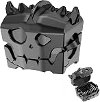 WEIMINLI Skull Treasure Porte-cartes de jeu pour Nintendo Switch - 16 Slots Vidéo Game Card Storage Organizer Cube Compatible avec Nintendo Switch, OLED & Lite, Cas de jeu de commutateur portable (noir)