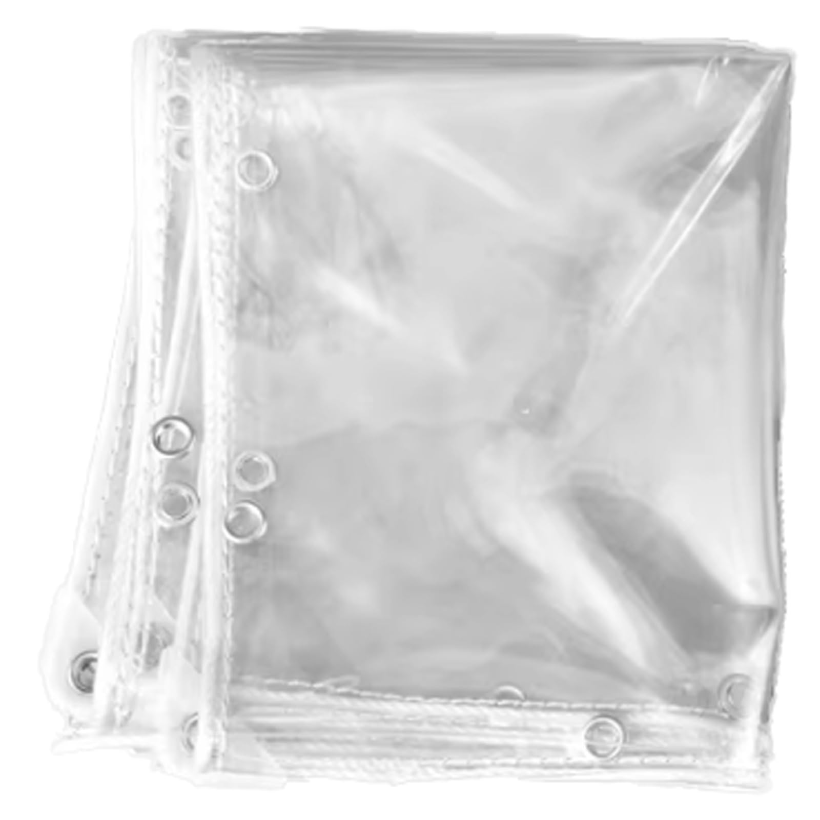 Lona transparente PVC impermeable de 2x2 metros con red sombra para coche exterior