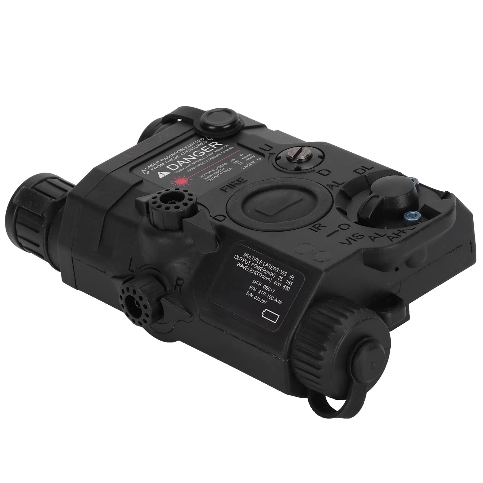 Fafeims Airsoft Box EX403 Negro - Maletín para Armas de Airsoft, Modelo Inofensivo sin Función, Funda para Baterías y Accesorios, Ideal para Paintball y Simulación Militar, Compacto y Dura