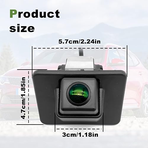 Miniatura 2 de Espejo retrovisor retrovisor cámara 95760-2T002 compatible solo con kia Optima 2011 2012 2013 y Kia Optima Hybrid 2.4L 2011 2012 2013, cámara de