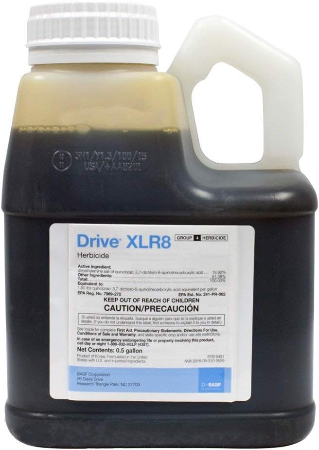 Buy BASF Drive XLR8 Crabgrass Herbicide (1/2 Gallon, 64 OZ ...