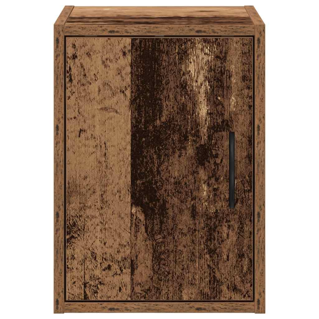 Générique Armoires murales de Garage 2 pcs Vieux Bois Bois d'ingénierie,Entreprise & Industrie,Stockage Industriel,Armoires industrielles,Brun,12.35 KG,860622