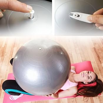 Yoga Adapter ZELHYEUU 6 Pcs Yoga Ball Plug, Yoga Ball Air Stopper Air Plug I 286618