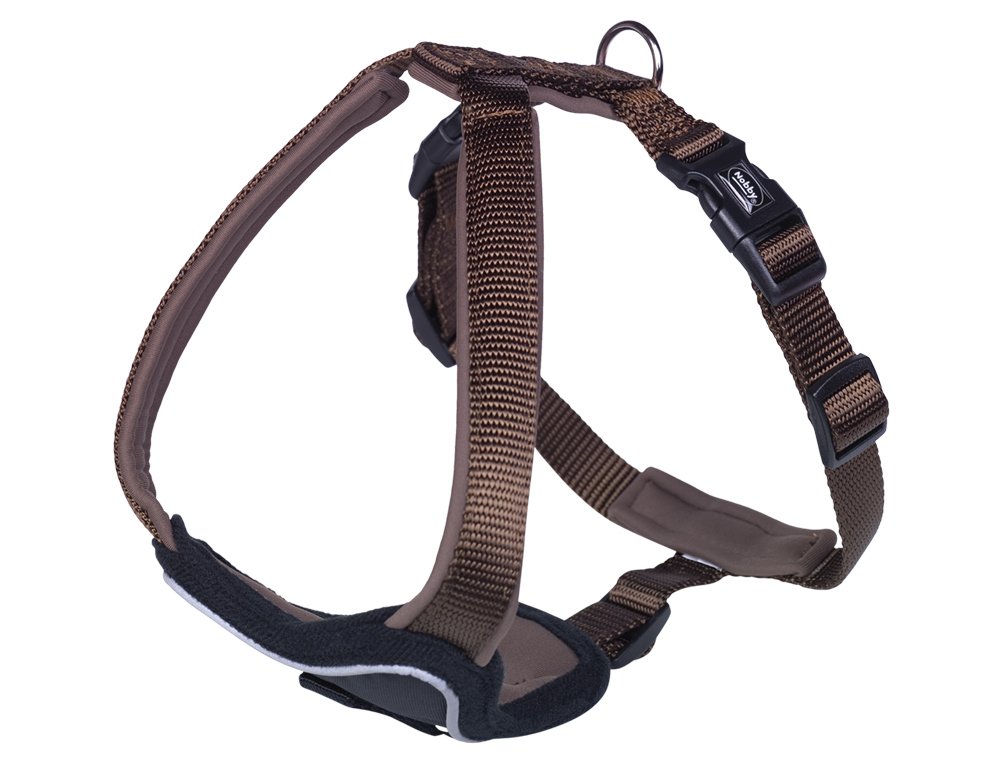 Nobby Comfort Crockery Classic Preno, Brown/Brown, L: 60-75 cm, W: 30 mm, Pack of 1