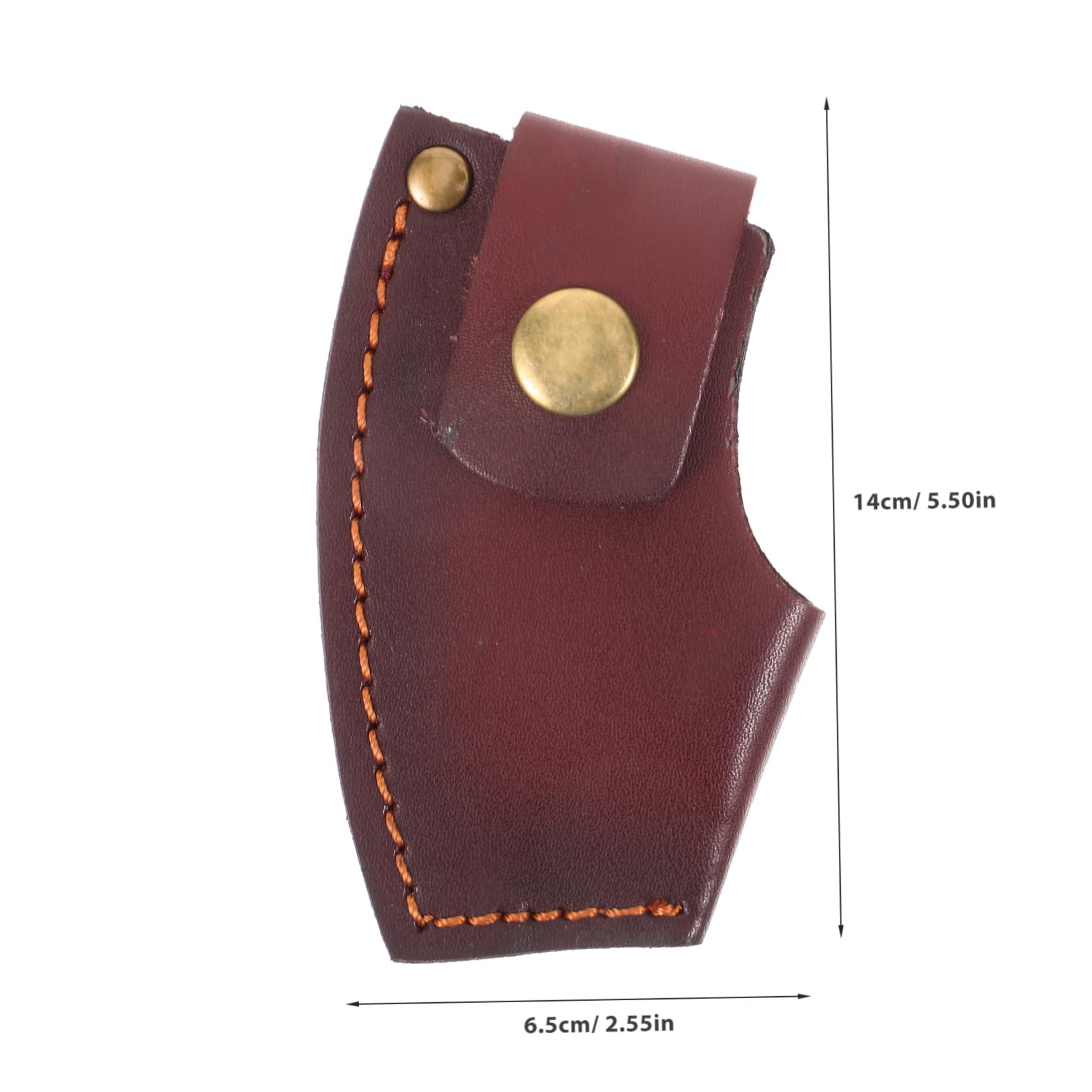 POPETPOP Outdoor Axe Protective Cover Leather for Hatchets Lightweight Durable Design Prevents Accidental Damage for Camping Outdoor Activities