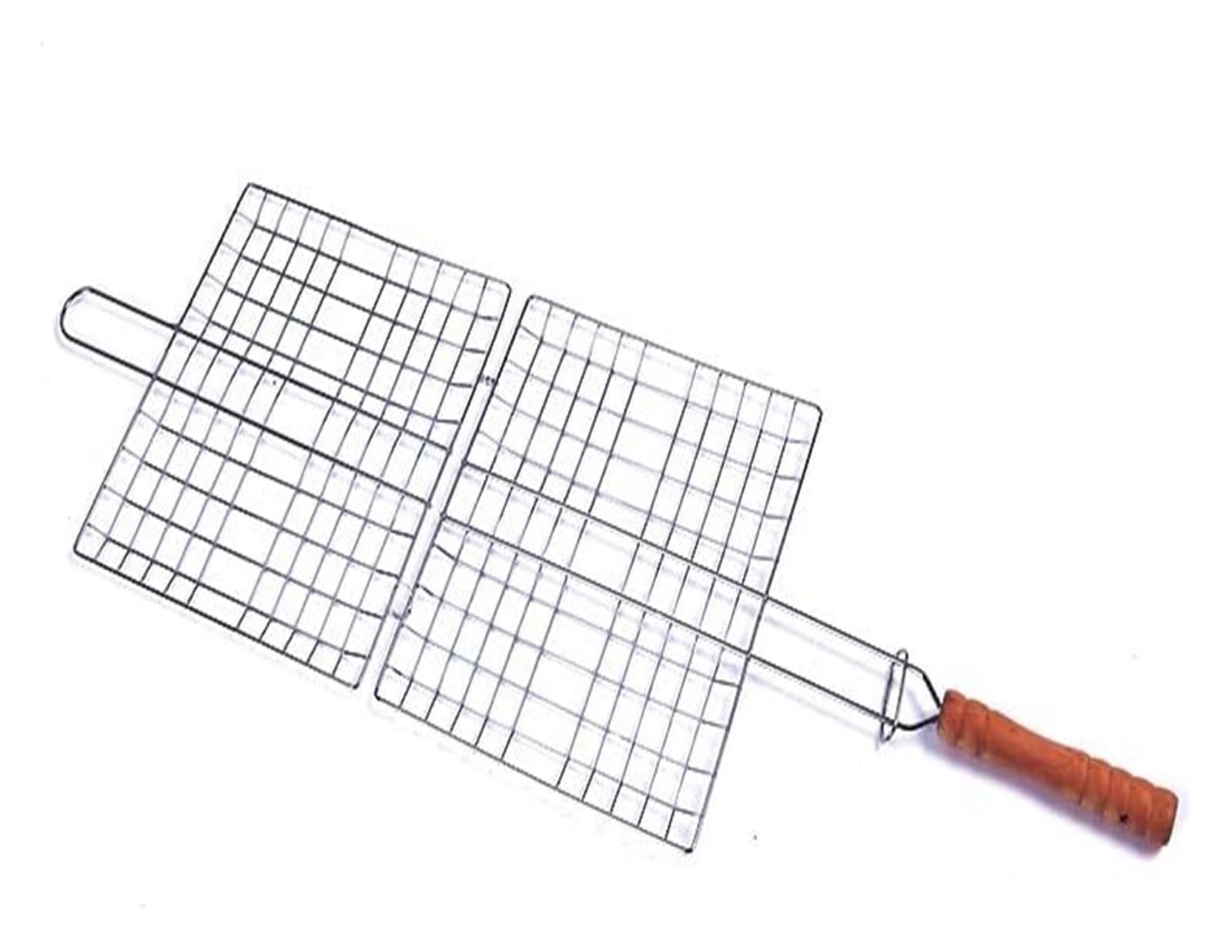 Ruszt do grilla BBQ Koszyk do grillowania ze stali nierdzewnej z powłoką zapobiegającą przywieraniu Koszyk do grilla Narzędzia Siatka do grilla do ryb, steków, warzyw