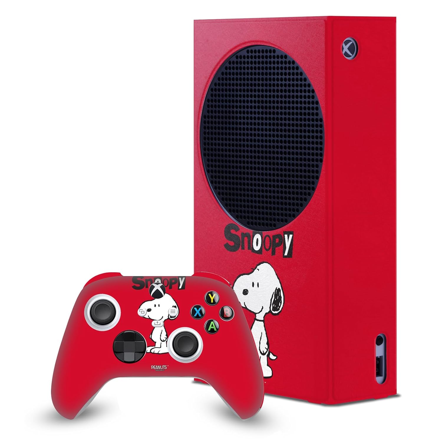 Head Case Designs Officially Licensed Peanuts Snoopy Character Graphics Game Console Wrap and Game Controller Skin Bundle Compatible With Xbox Series S Console & Controller Bundle Head Case Designs Officially Licensed Peanuts Snoopy Character Graphics Game Console Wrap and Game Controller Skin Bundle Compatible With Xbox Series S Console & Controller Bundle