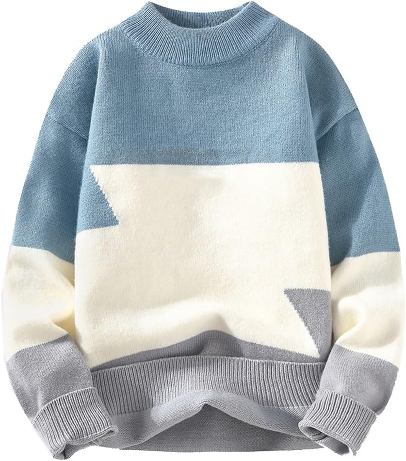 Men's Sweater, Winter Youth Warm Knit, Men's