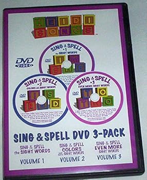 DVD Sing and Spell - 3 DVD Pack Volume 1, 2 & 3 Book