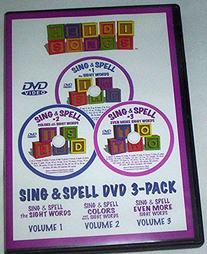 Sing and Spell - 3 DVD Pack Volume 1, 2 & 3 0983976783 Book Cover