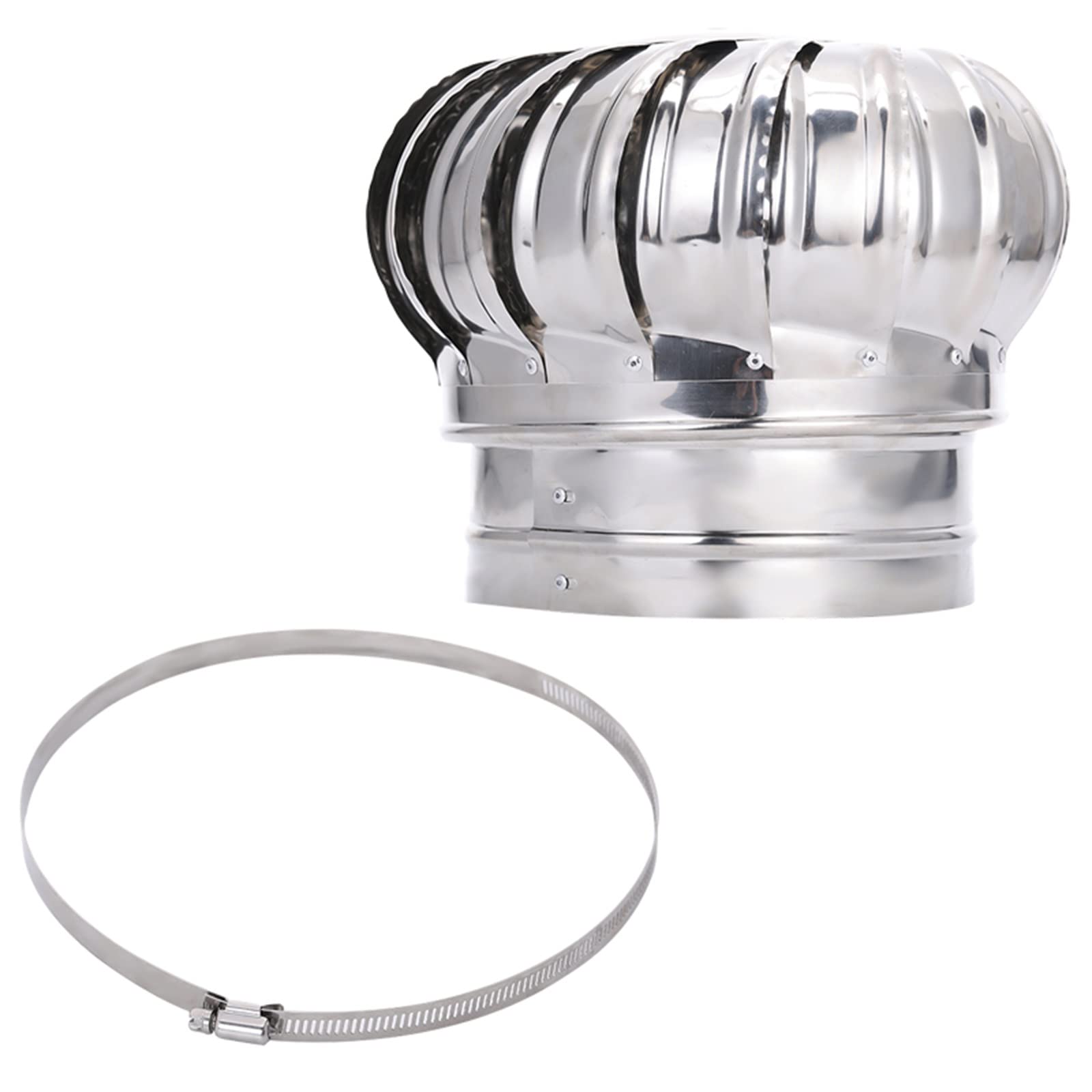 Cappello del camino, cappuccio del camino, cappuccio girevole in acciaio inox, cappuccio del camino protezione pentola, cappuccio del camino multiuso superiore, cappuccio del camino, cappuccio in acci