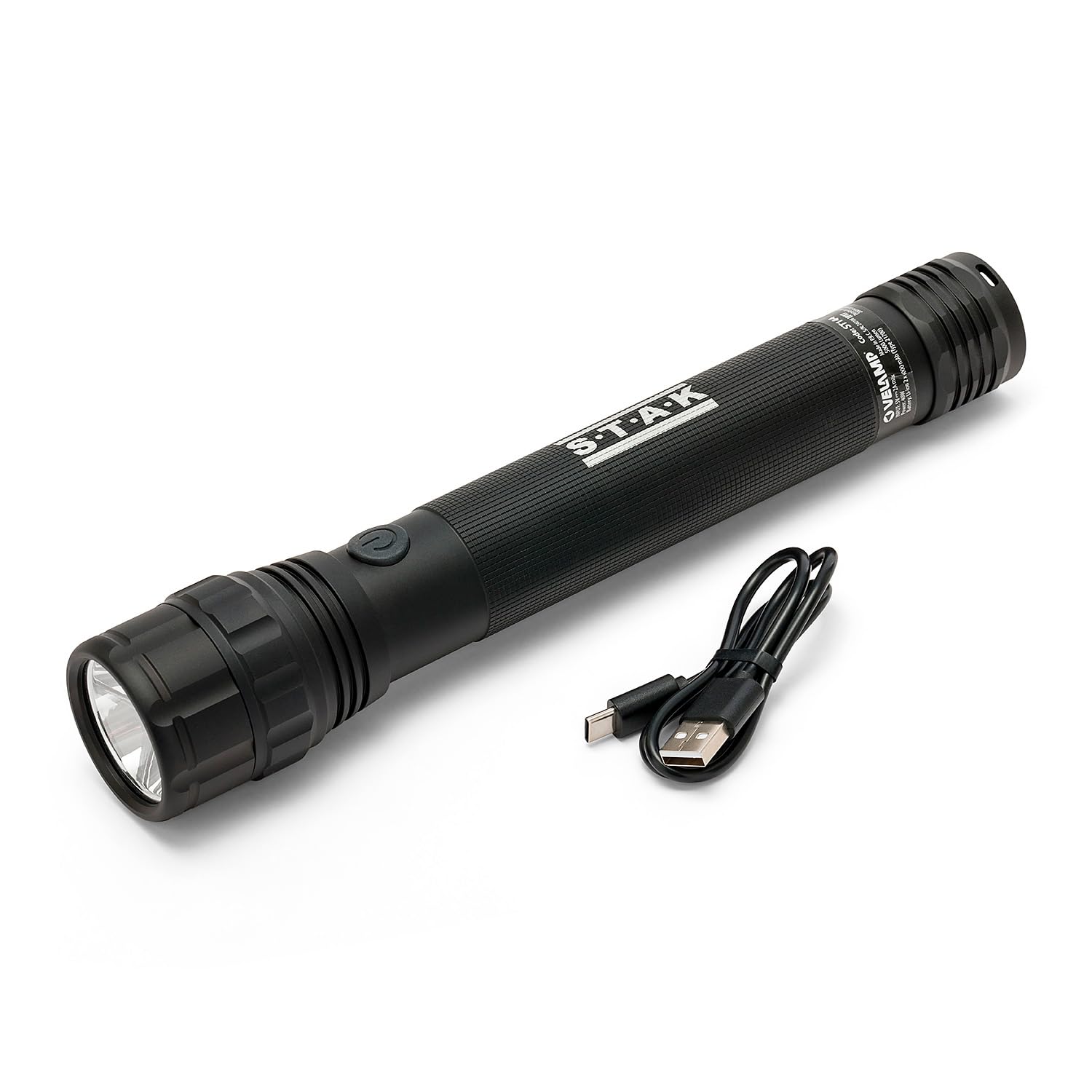 Stak Mamba – Torcia LED 5000 Lumen Ricaricabile con Powerbank - 5 Modalità, Batteria 21700 4000mAh, Impermeabile IPX7, Alluminio Resistente - Per uso Professionale ed escursioni