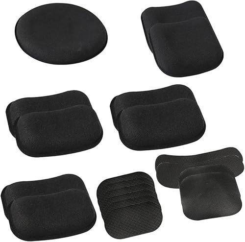 Miniatura 9 de AOUTACC Almohadillas universales para casco Airsoft, kit de almohadillas de espuma de repuesto para casco rápido, michACHUSMCPASGT