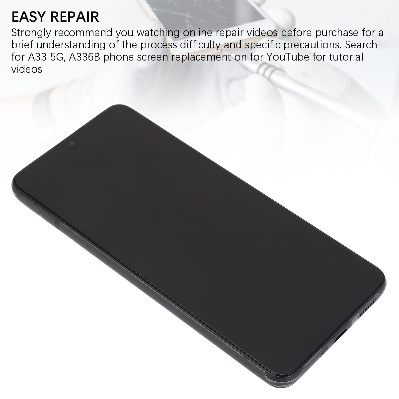 Cocoarm Schermo LCD Touch Digitizer Cornice Assemblaggio per A33 5G A336B,