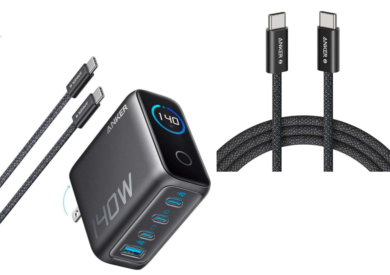 Anker Zolo USB-C Kabel 1m – Geflochten, Für CarPlay, Schnellladen, IPhone 16/15, IPad