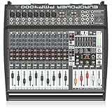 Behringer Europower PMP4000 Powered Mixer - 16 Channels, 1600 Watts with Multi-FX Processor and FBQ Feedback Detection System