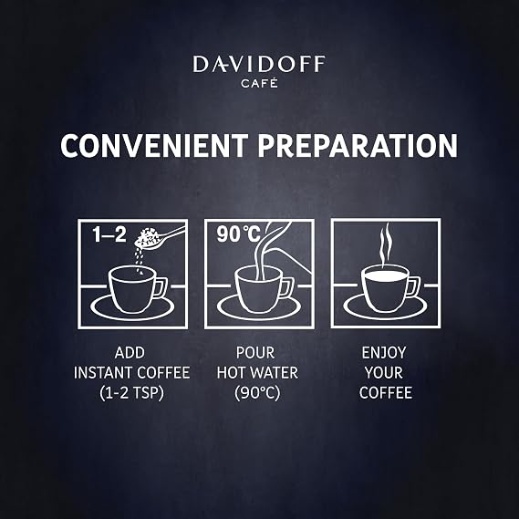 DAVIDOFF Instant Coffee with Fine Aroma - 7/12 Intensity - 100 g