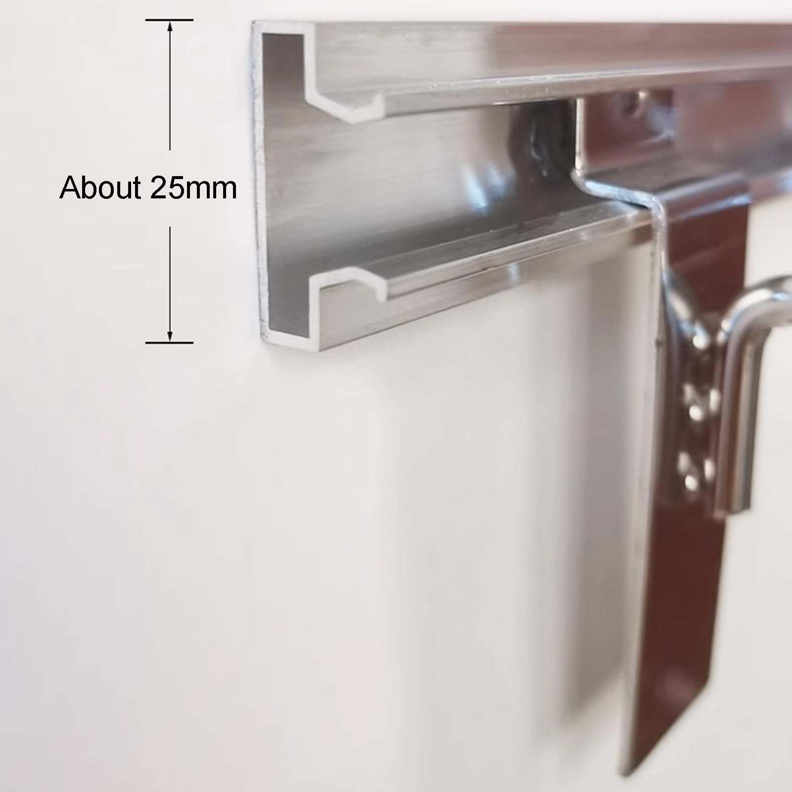 Confezione da 2 pannelli dogati con 30 ganci per garage da parete per officina, cucina, negozio al dettaglio, lunghezza 150 cm, per esposizione di strumenti artigianali