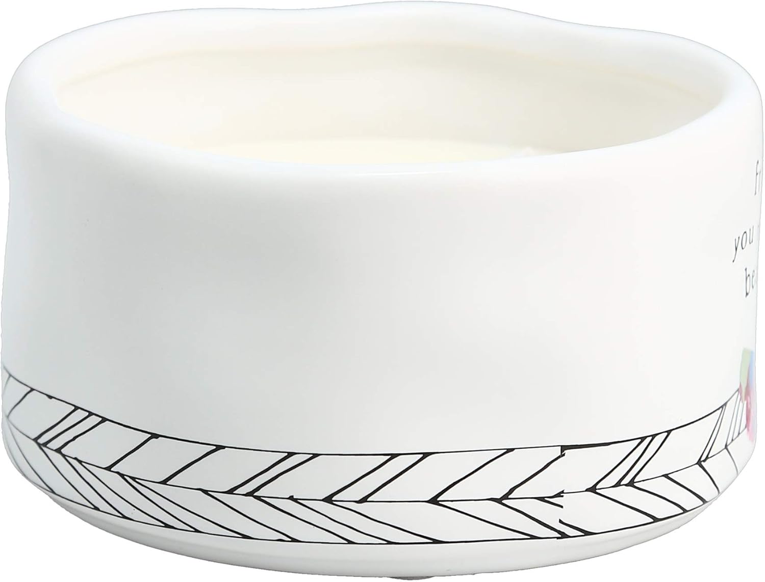 Friend You Make Life Beautiful - Double Wick Butterfly Candle in Ceramic with 100% Soy Wax & Cotton Wicks - Tranquility Scent - Image 3