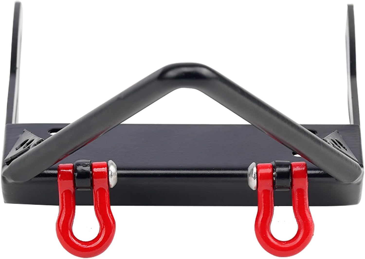 Metal Front Bumper with Winch Mount Shackles for 1/10 Axial SCX10 RC Crawler Upgrade