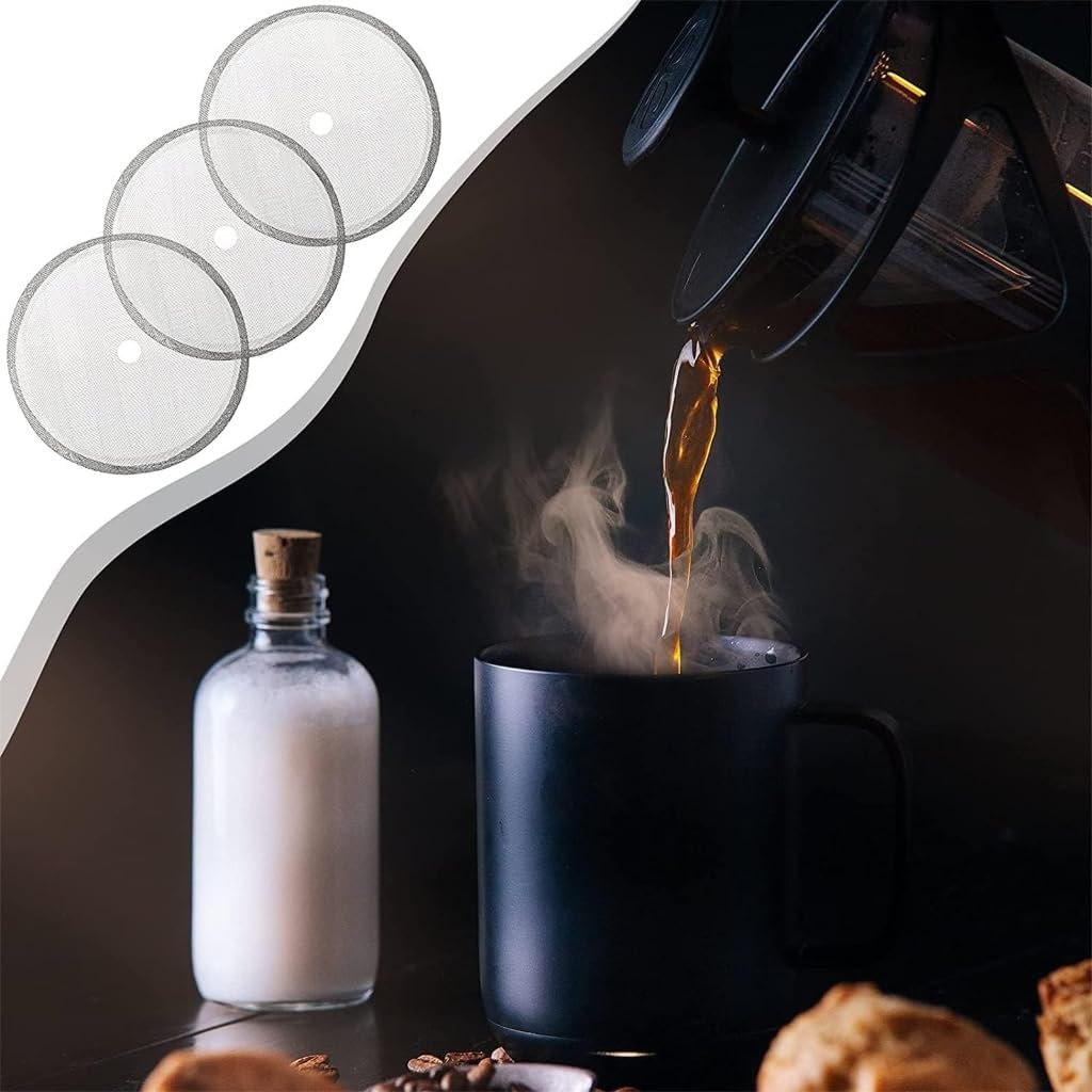 9 PCS 1000ml Replacement Filter Filter Stainless Steel Coffee Filter for Coffee Maker
